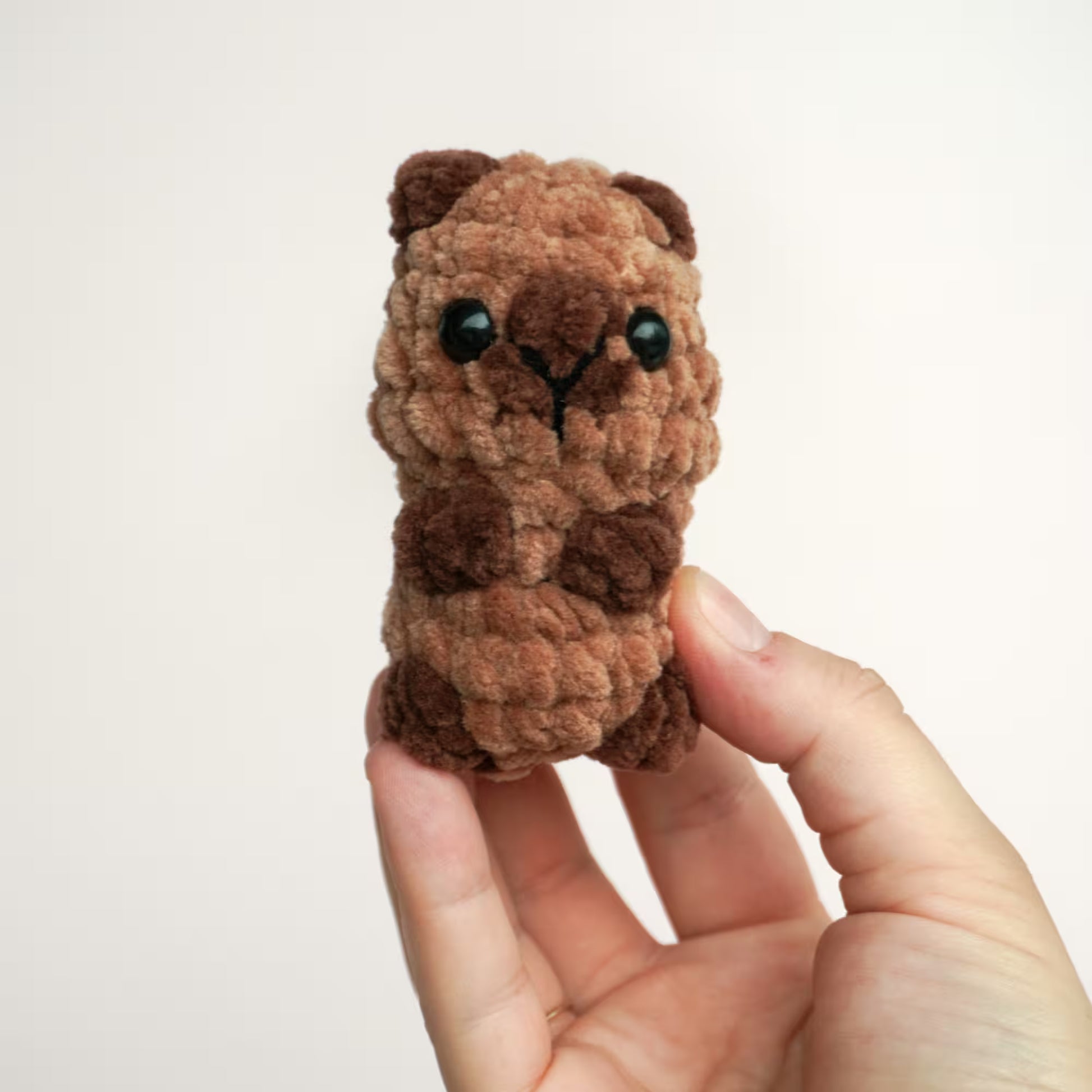 mala szydelkowa kapibara tulinka creations
